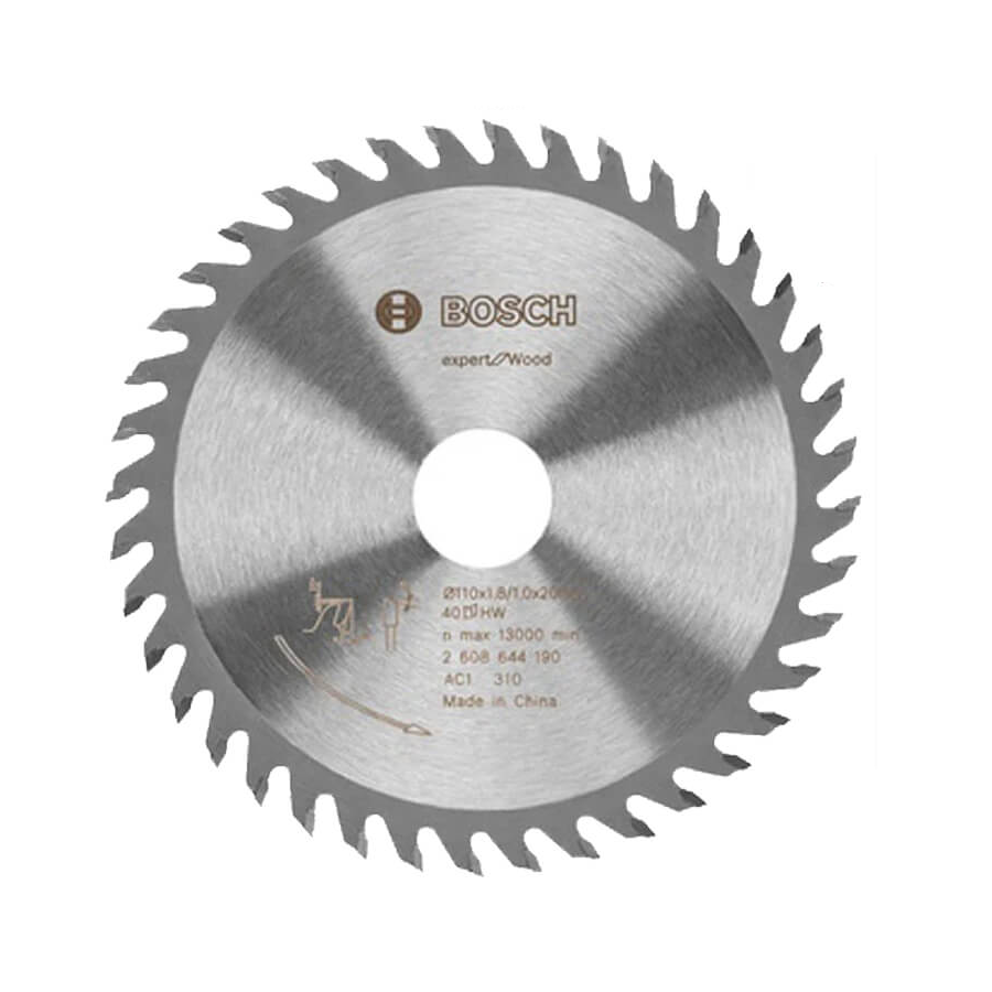 Wood saw blade 110x20mm T40 Bosch - 2608644190