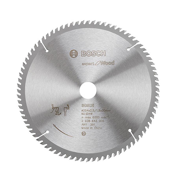 Wood saw blade 254x30mm T60 Bosch - 2608643008