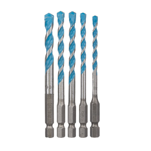 Hex-9 Multi-Purpose Drill Bits (Set of 5: 4/5/6/6/8) Bosch - 2608589530