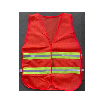 Regular orange mesh reflective vest PQ782