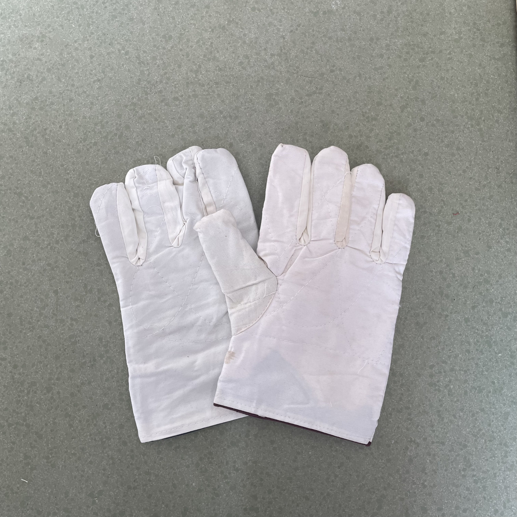 Spliced ​​fabric gloves (economical) HN