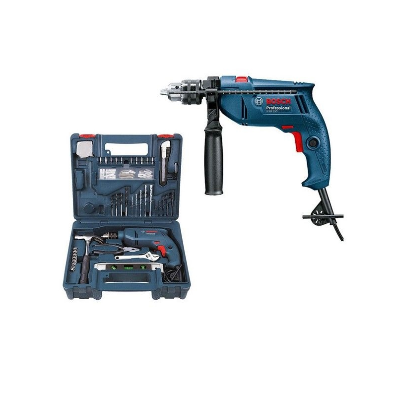 Impact Drill GSB 550 (Suitcase set of 100 pieces)