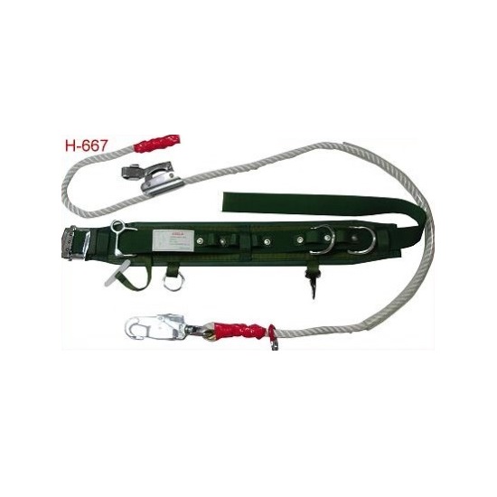 Adela H-667 Seat Belt Set with 3m suspension cord