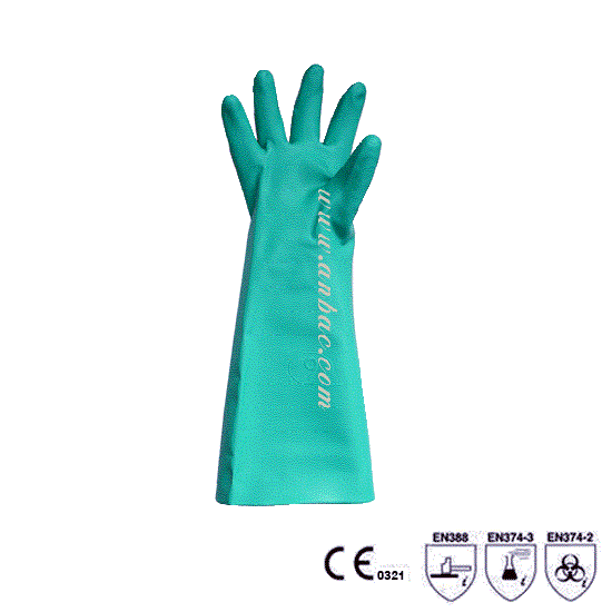 SafetyWare GNU2218 Nitrile chemical resistant gloves (410mm)