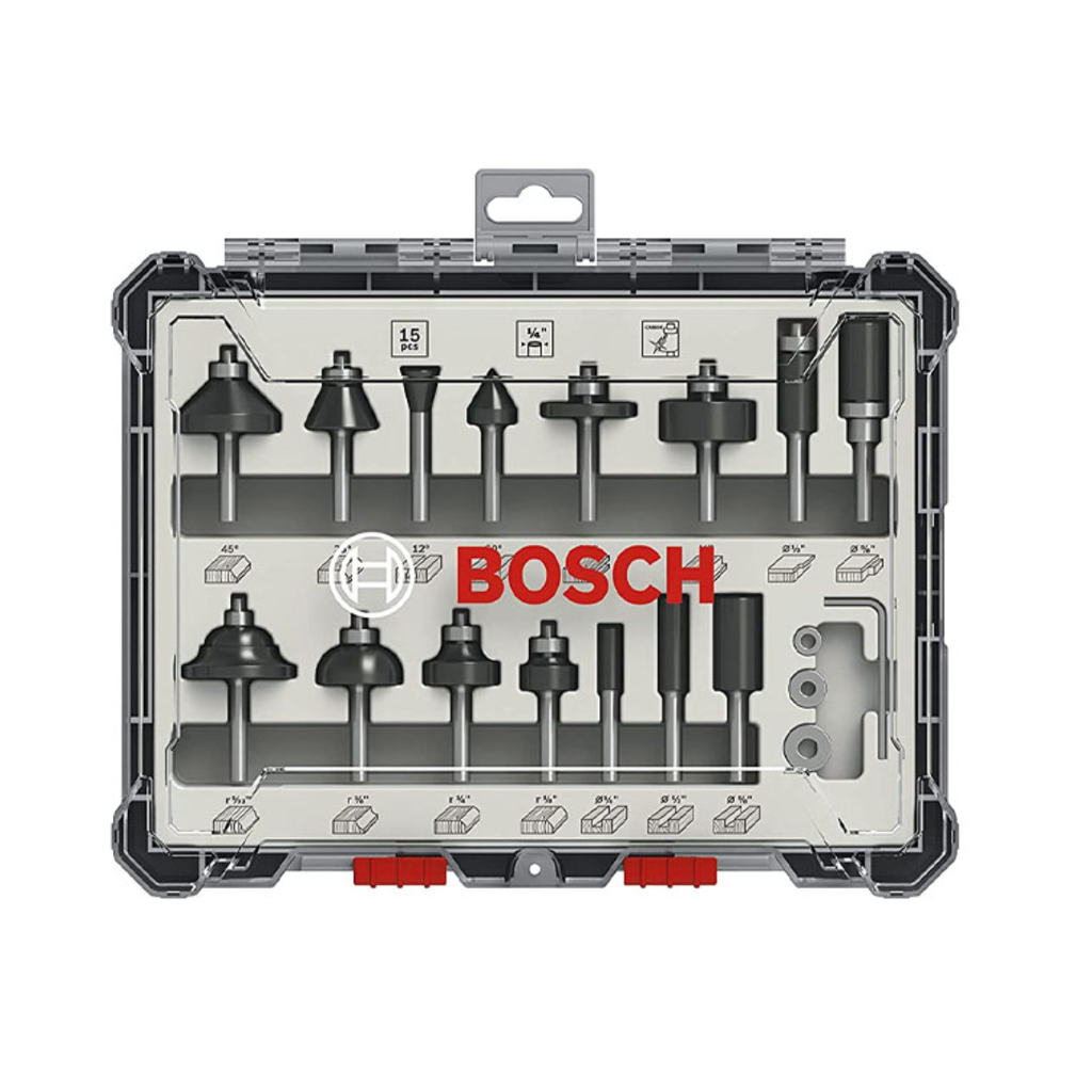 Bosch 15-piece mixed milling set 2607017473