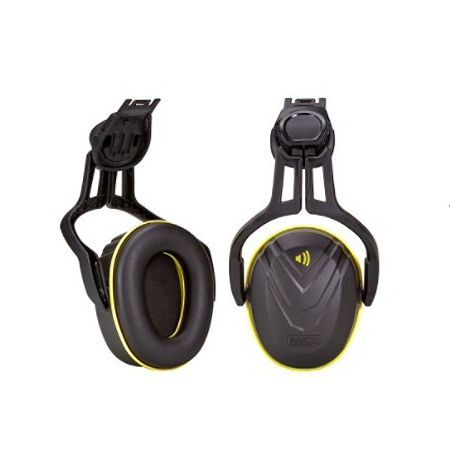 MSA V-GARD 10190357 27dB Helmet-mounted noise-canceling earmuffs