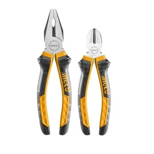 Set of 2 INGCO Cutting/Tooth Pliers - HKPS08212