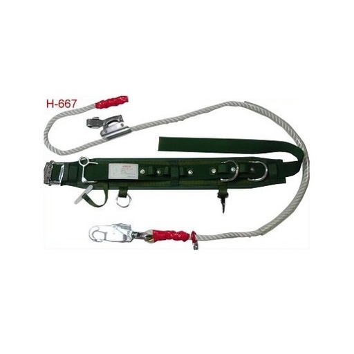 Adela H-667 seat belt set with 6m suspension cord