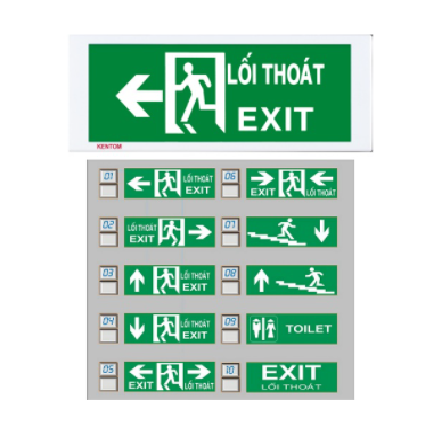 Đèn Exit Kentom KT-620 2 mặt