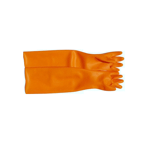 Rubber gloves CN04 - 62cm orange