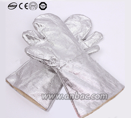 Aluminum coated gloves imported from Penco