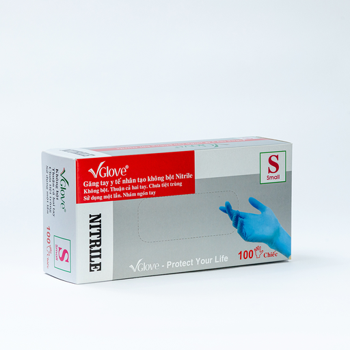 Găng y tế VGlove Nitrile hộp/50đ, 4g