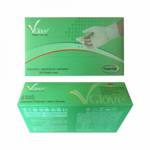 VGLOVE powder-free medical gloves 24cm,5.8g