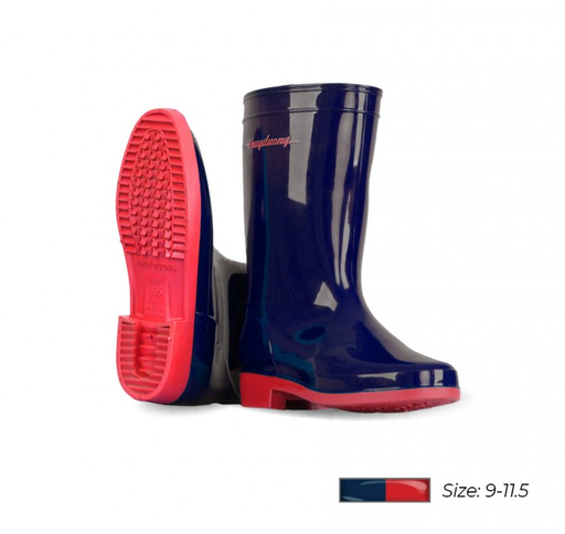 Waterproof TD protective boots (9-11.5), Blue boots, yellow soles