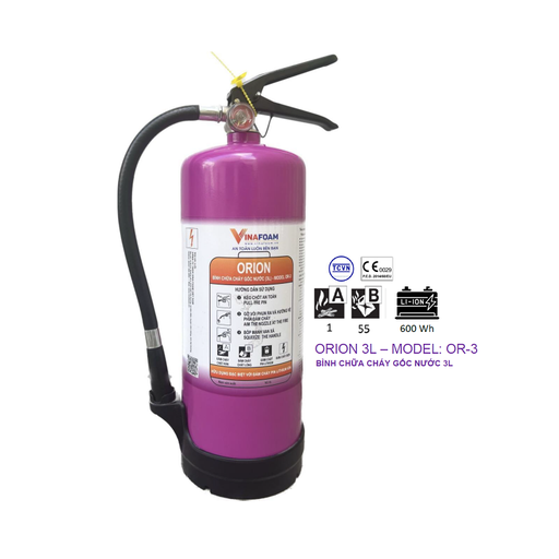 ORION3 Lithium fire extinguisher 