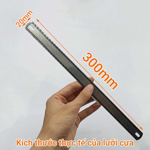 Lưỡi cưa sắt 2 mặt 300mm