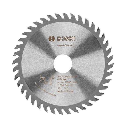 Wood saw blade 125x20mm T40 Bosch - 2608644191